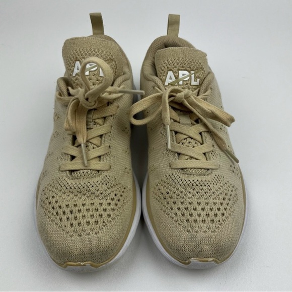 APL Women's TechLoom Pro Tan Lightweight Running Sneakers - Picture 3 of 5